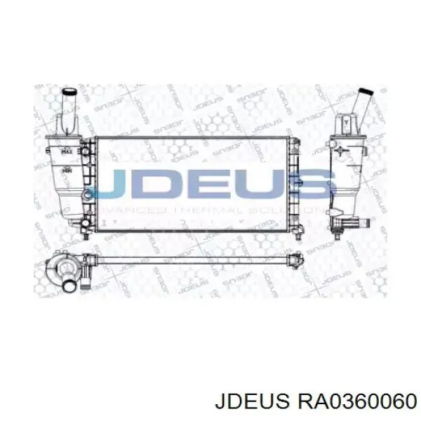 Радиатор RA0360060 Jdeus