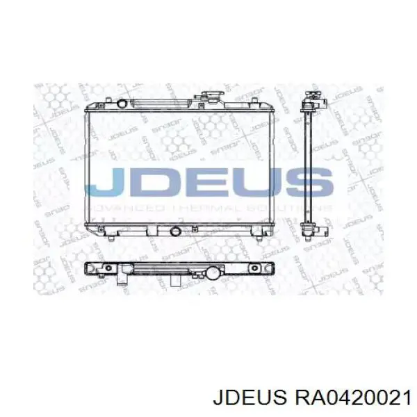 Радиатор RA0420021 Jdeus