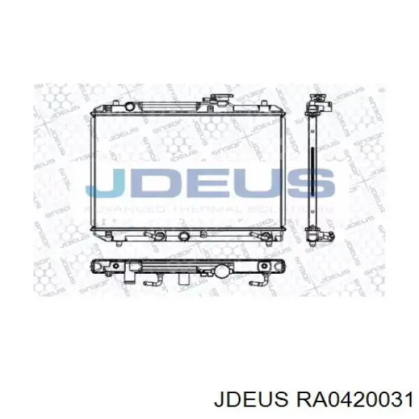 Радиатор RA0420031 Jdeus