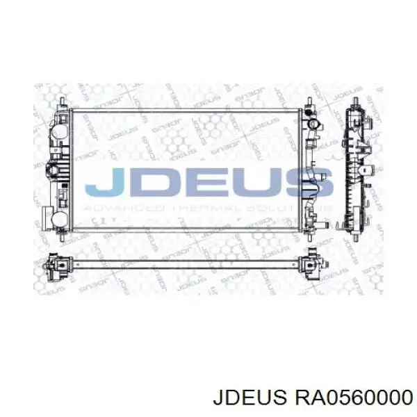 Радиатор RA0560000 Jdeus