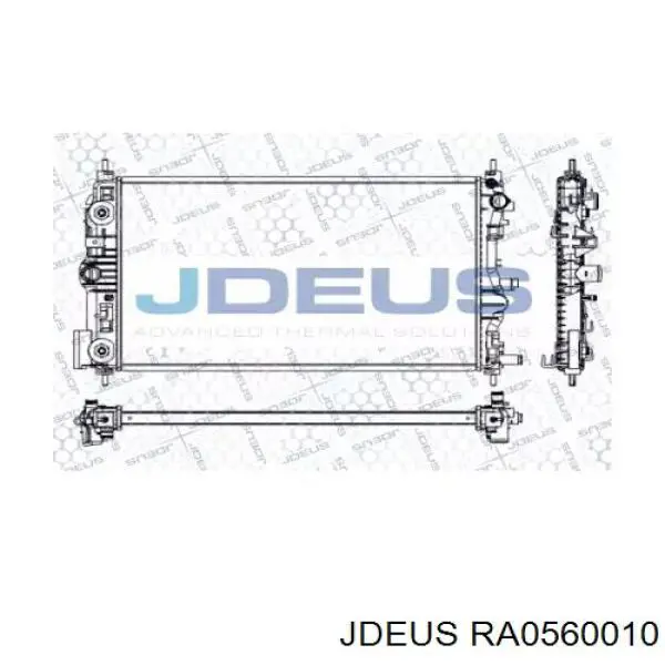 Радиатор RA0560010 Jdeus