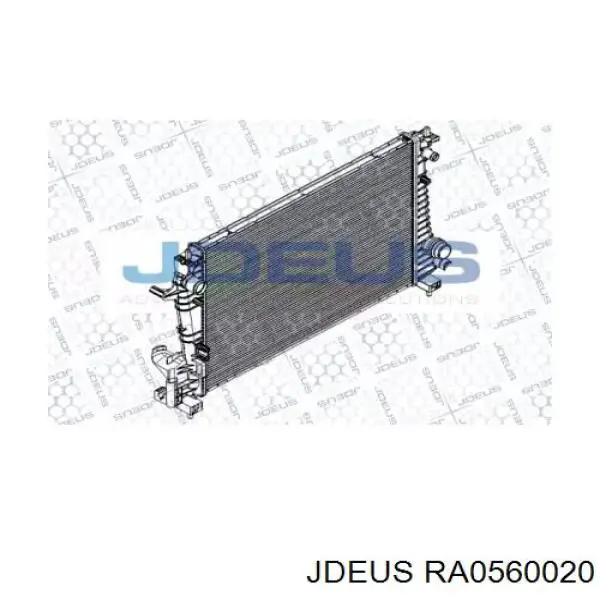 RA0560020 Jdeus radiador de esfriamento de motor