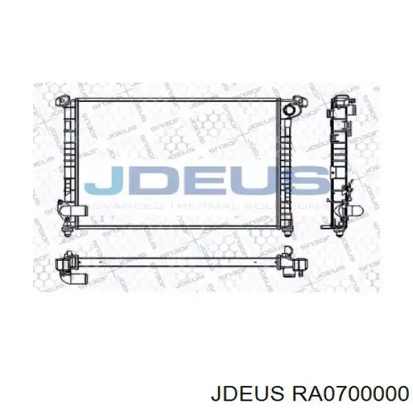 Радиатор RA0700000 Jdeus