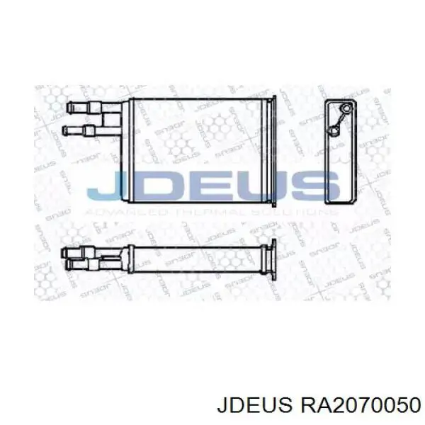 Радиатор печки RA2070050 Jdeus