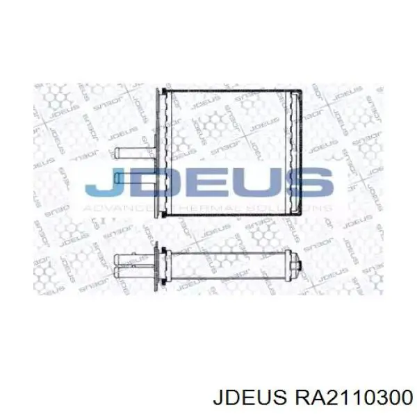 Радиатор печки RA2110300 Jdeus