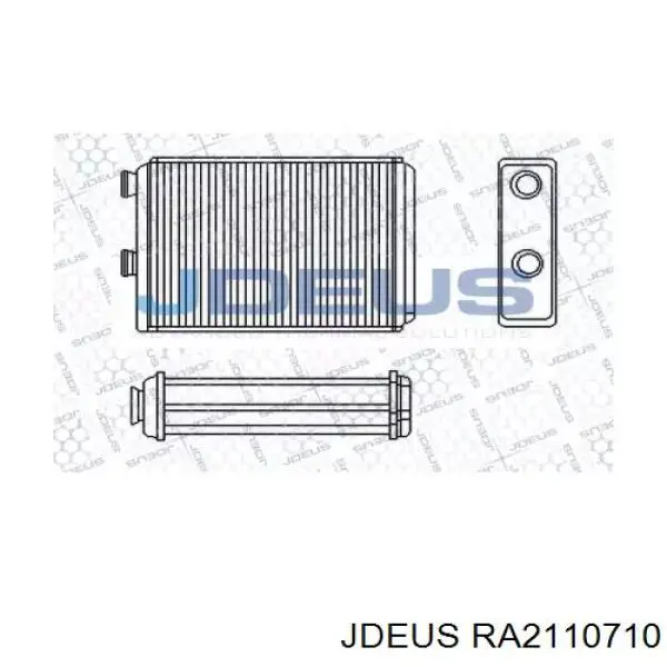 Радиатор печки RA2110710 Jdeus