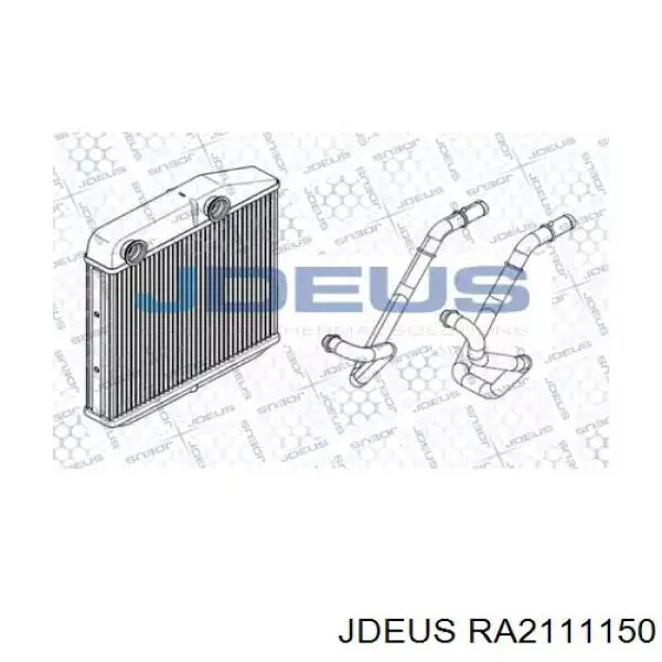 Радиатор печки RA2111150 Jdeus