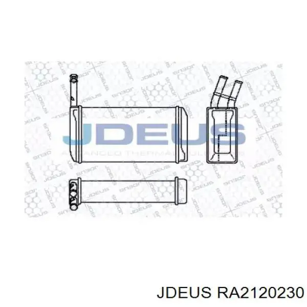 Радиатор печки RA2120230 Jdeus