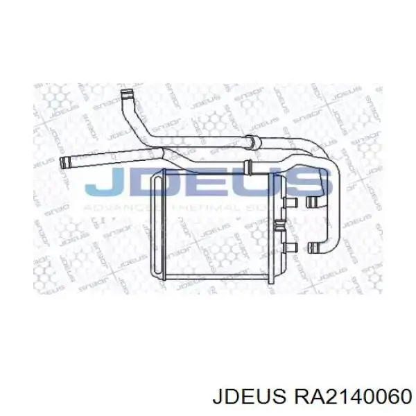 Радиатор печки RA2140060 Jdeus