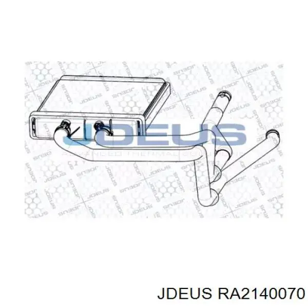 Радиатор печки RA2140070 Jdeus