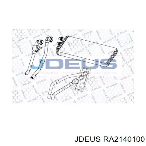 Радиатор печки RA2140100 Jdeus