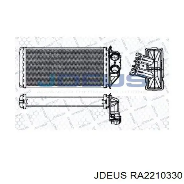 Радиатор печки RA2210330 Jdeus