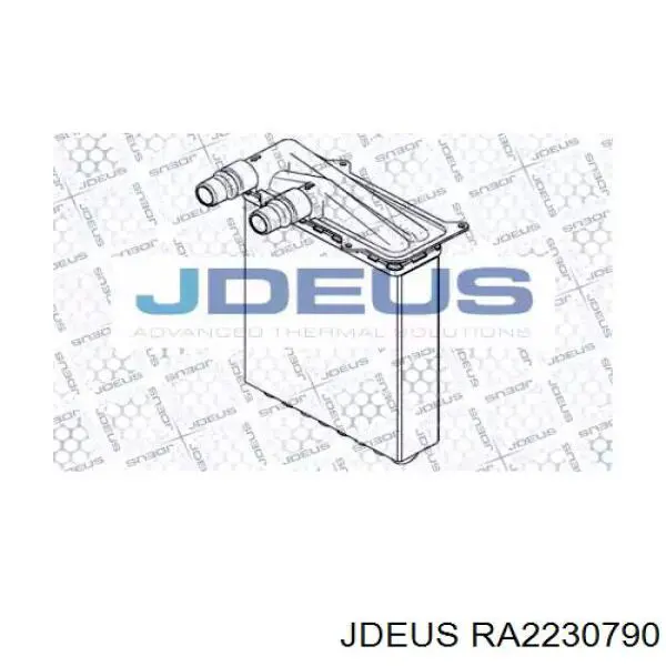 Радиатор печки RA2230790 Jdeus