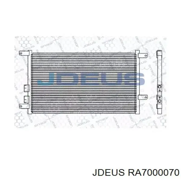 Радиатор кондиционера RA7000070 Jdeus