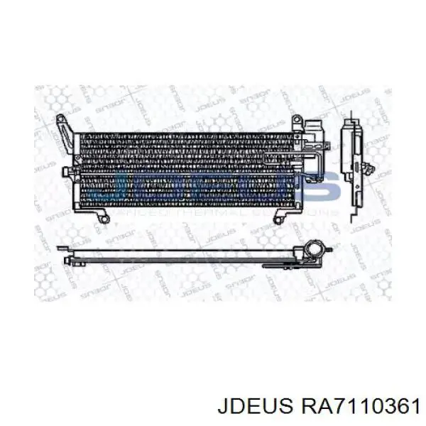 Радиатор кондиционера RA7110361 Jdeus