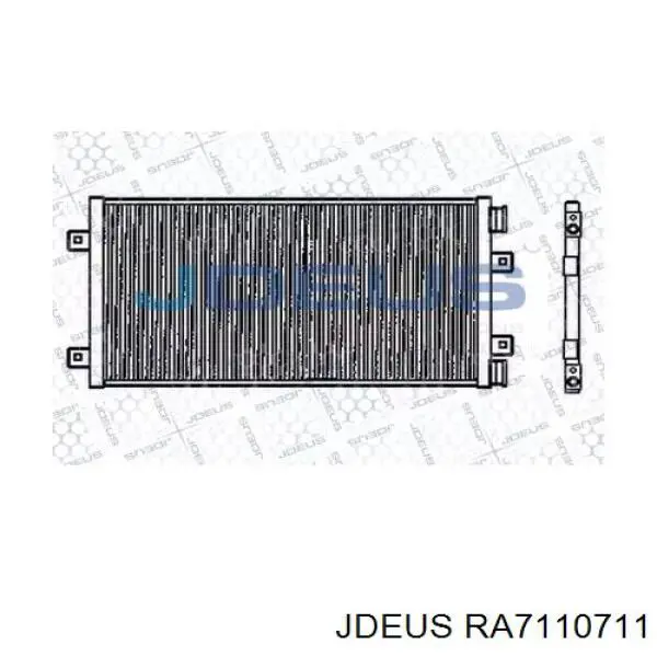 Радиатор кондиционера RA7110711 Jdeus