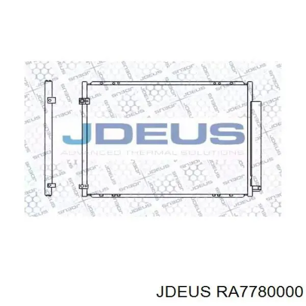 Радиатор кондиционера RA7780000 Jdeus