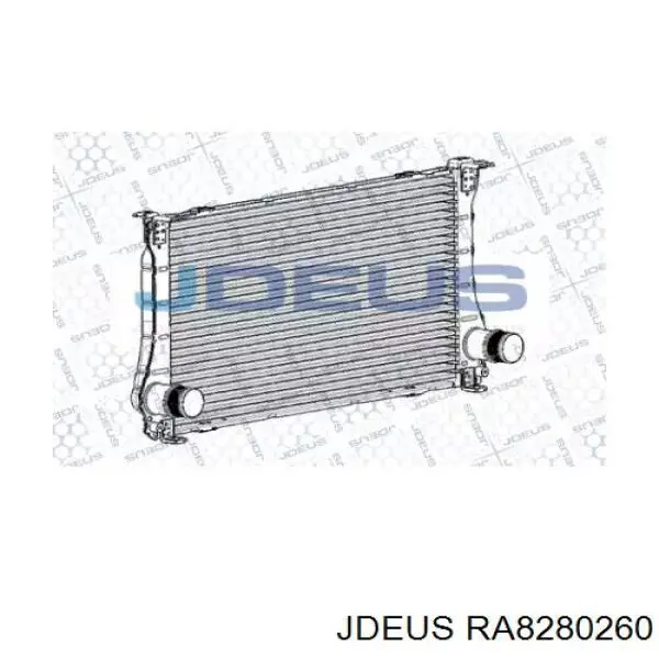 RA8280260 Jdeus radiador de intercooler