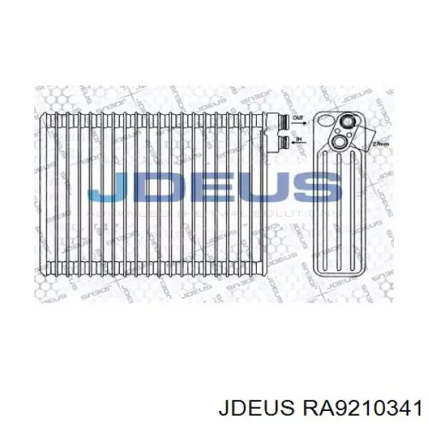 Испаритель кондиционера RA9210341 Jdeus