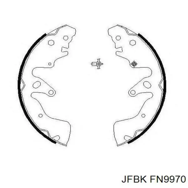 Zapatas de frenos de tambor traseras FN9970 Jfbk