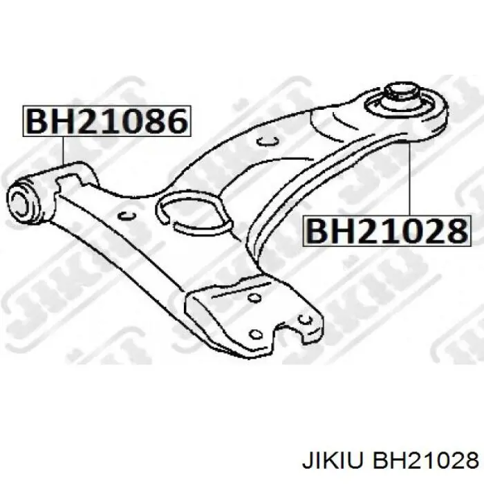 Сайлентблок передней подвески Jikiu BH21028 цена, от 6.61 USD