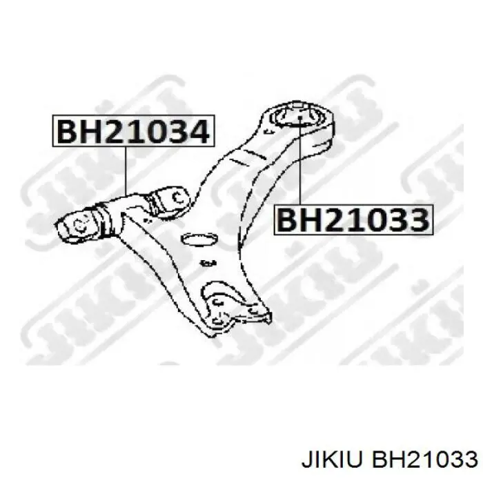 Сайлентблок переднего нижнего рычага BH21033 Jikiu