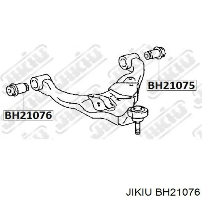 Сайлентблок переднего нижнего рычага BH21076 Jikiu