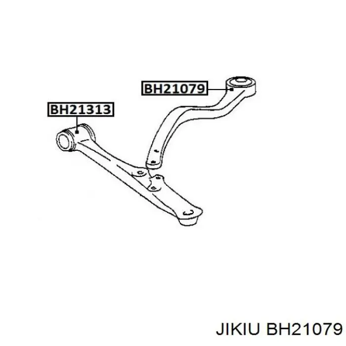 Сайлентблок переднего рычага 4866030270 Toyota