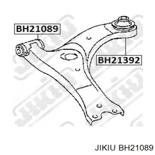 Сайлентблок переднего нижнего рычага BH21089 Jikiu