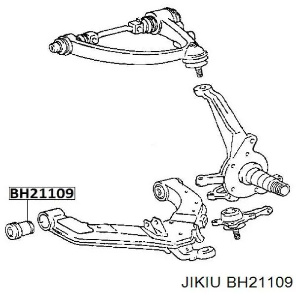 Сайлентблок переднего нижнего рычага BH21109 Jikiu