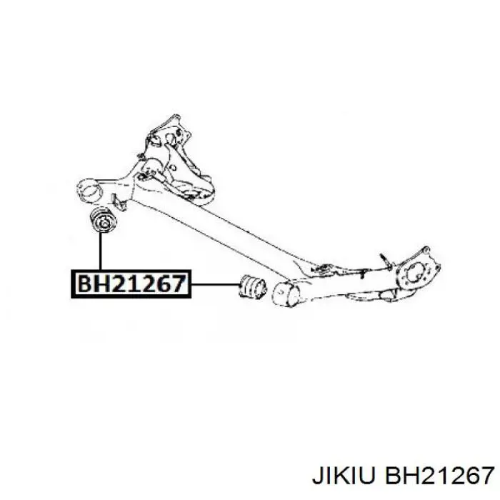 Сайлентблок задней балки (подрамника) BH21267 Jikiu