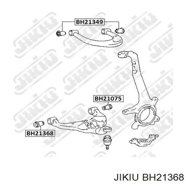 Сайлентблок переднего нижнего рычага BH21368 Jikiu