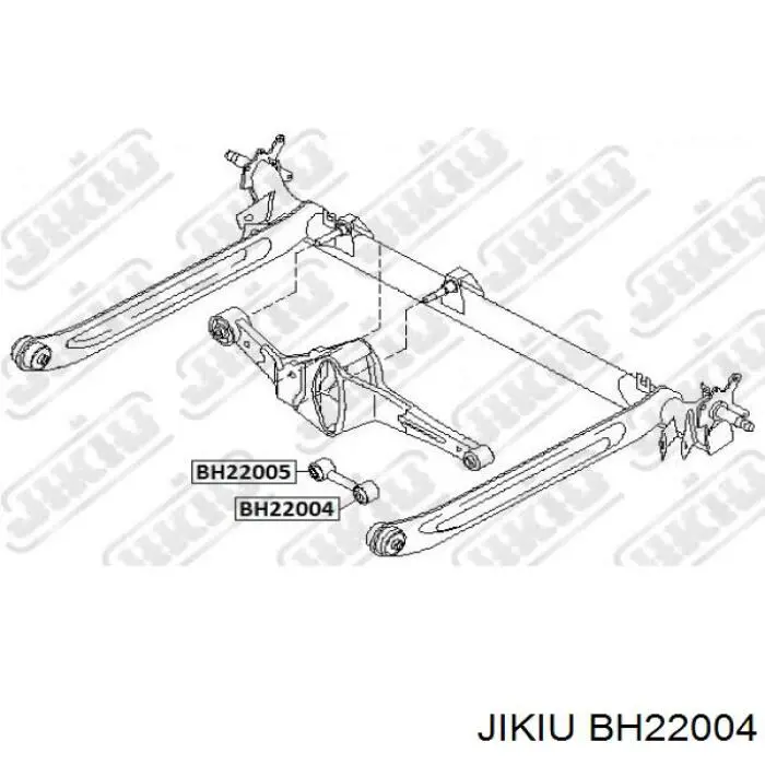 Сайлентблок тяги поперечной (задней подвески) BH22004 Jikiu