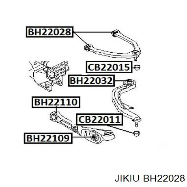 Рычаг передней подвески верхний правый BH22028 Jikiu