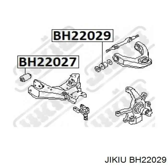 Сайлентблок переднего верхнего рычага BH22029 Jikiu