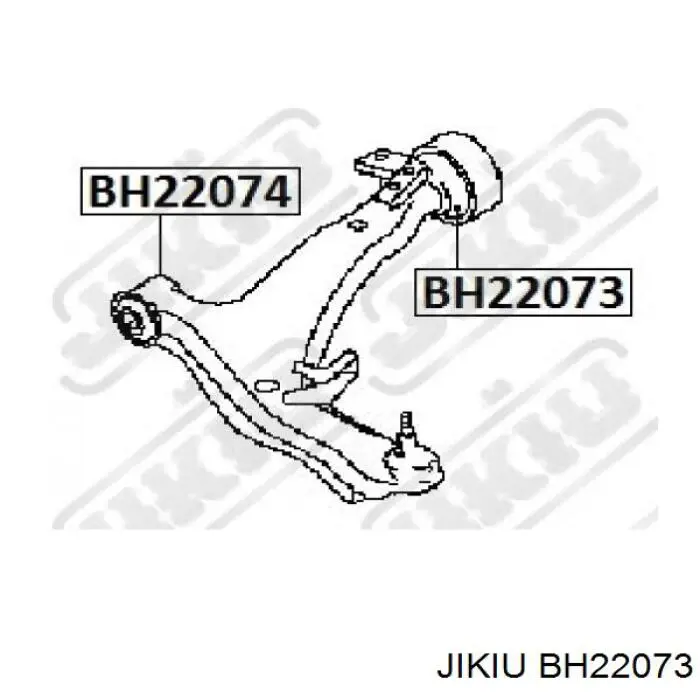 Сайлентблок переднего нижнего рычага BH22073 Jikiu