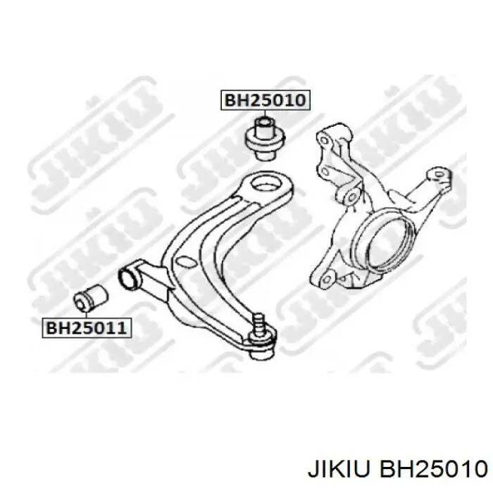 BH25010 Jikiu bloco silencioso dianteiro do braço oscilante inferior