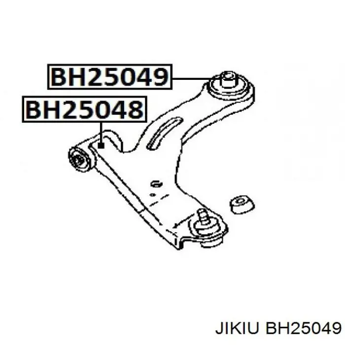 Сайлентблок переднего нижнего рычага BH25049 Jikiu