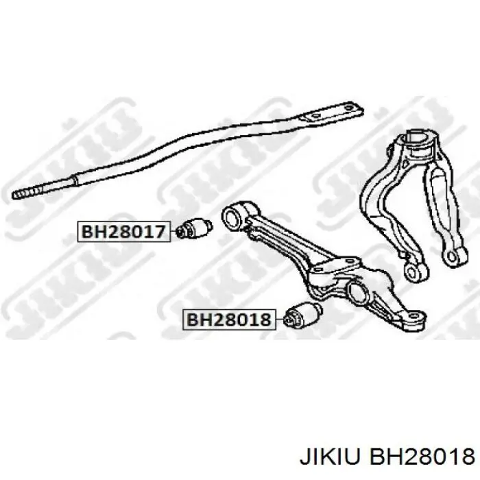 Сайлентблок переднего нижнего рычага BH28018 Jikiu