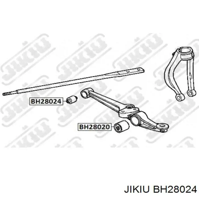 Сайлентблок переднего нижнего рычага BH28024 Jikiu