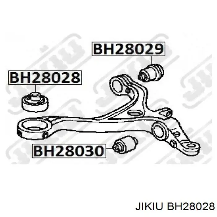 Сайлентблок переднего нижнего рычага BH28028 Jikiu