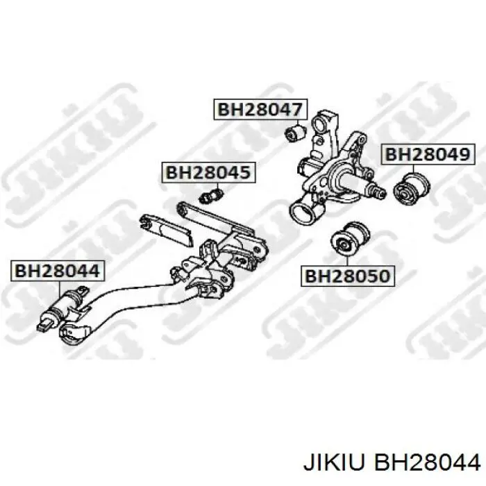 Сайлентблок заднего нижнего рычага BH28044 Jikiu