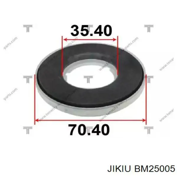 Подшипник опорный амортизатора переднего BM25005 Jikiu