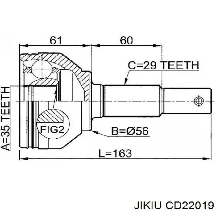 Чехол шруса Jikiu CD22019 цена, от 19.19 USD