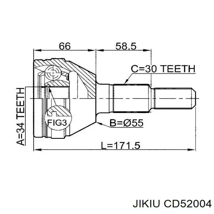 Чехол шруса Jikiu CD52004 цена, от 21.74 USD