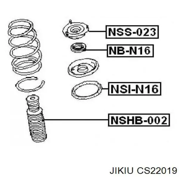 540520M010 Nissan/Infiniti Пыльник стойки передней