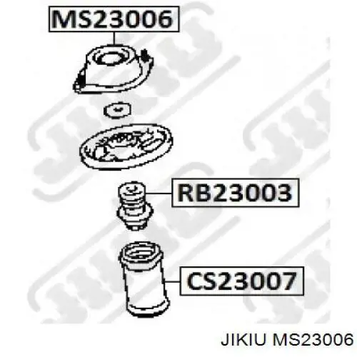 Опора амортизатора переднего MS23006 Jikiu