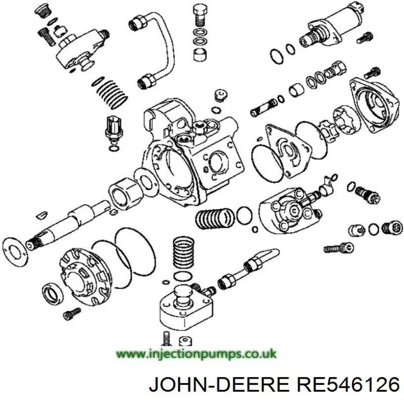 Насос топливный высокого давления (ТНВД) John Deere RE571640 цена, от 845.55 USD