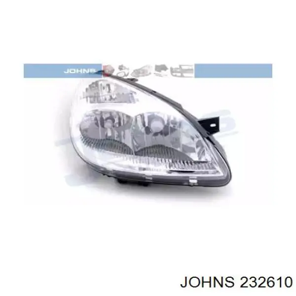 Фара правая 232610 Johns