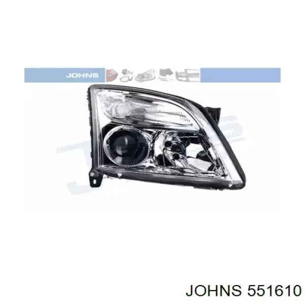 Фара правая 551610 Johns